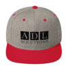 ADL Solutions Snapback Hat (Black Embroidery) - Image 6
