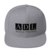 ADL Solutions Snapback Hat (Black Embroidery) - Image 7