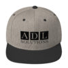 ADL Solutions Snapback Hat (Black Embroidery) - Image 3
