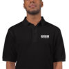 ADL Solutions Embroidered Polo Shirt (White Embroidery) - Image 2