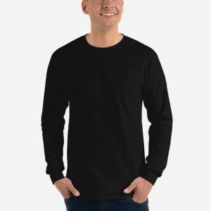 2400 Ultra Cotton Long Sleeve T-Shirt Custom Personalized Design Your Own