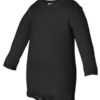 4411 Rabbit Skins Infant Long Sleeve Baby Rib Bodysuit Custom Personalized Design your Own - Image 2