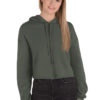 7502 Bella Canvas Women's Fleece Crop Hoodie Custom Personalized Design Your Own - Image 3