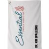 Microfiber Velour 11×18 Golf Bag Towel with Grommet and Clip Custom Personalized Design Your Own - Image 2