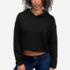 7502 Bella Canvas Women's Fleece Crop Hoodie Custom Personalized Design Your Own