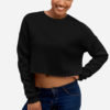 7503 Bella Canvas Women's Fleece Crop Sweatshirt Custom Personalized Design Your Own