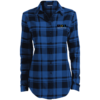 ADL Embroidered LW668 Port Authority Ladies' Plaid Flannel Tunic