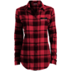 ADL Embroidered LW668 Port Authority Ladies' Plaid Flannel Tunic - Image 3