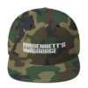 Bennett's Garage C10 Logo White Embroidered Snapback Hat - Image 5