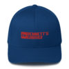 Bennett's Garage C10 Logo Red Embroidered Flex Fit Structured Twill Cap - Image 5