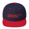 Bennett's Garage C10 Logo Red Embroidered Snapback Hat - Image 6