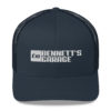 Bennett's Garage C10 Logo White Embroidered Mesh Back Trucker Cap - Image 5