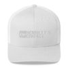 Bennett's Garage C10 Logo White Embroidered Mesh Back Trucker Cap - Image 2