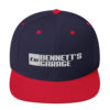 Bennett's Garage C10 Logo White Embroidered Snapback Hat - Image 9