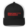 Bennett's Garage C10 Logo Red Embroidered Mesh Back Trucker Cap - Image 3