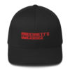 Bennett's Garage C10 Logo Red Embroidered Flex Fit Structured Twill Cap