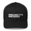 Bennett's Garage C10 Logo White Embroidered Mesh Back Trucker Cap - Image 3