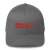 Bennett's Garage C10 Logo Red Embroidered Flex Fit Structured Twill Cap - Image 4