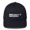 Bennett's Garage C10 Logo White Embroidered Flex Fit Structured Twill Cap - Image 3
