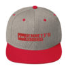 Bennett's Garage C10 Logo Red Embroidered Snapback Hat - Image 8