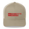 Bennett's Garage C10 Logo Red Embroidered Mesh Back Trucker Cap - Image 7