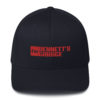 Bennett's Garage C10 Logo Red Embroidered Flex Fit Structured Twill Cap - Image 3