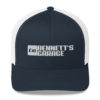 Bennett's Garage C10 Logo White Embroidered Mesh Back Trucker Cap - Image 6