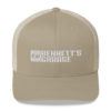 Bennett's Garage C10 Logo White Embroidered Mesh Back Trucker Cap - Image 7