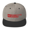 Bennett's Garage C10 Logo Red Embroidered Snapback Hat - Image 7