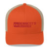 Bennett's Garage C10 Logo Red Embroidered Mesh Back Trucker Cap - Image 8