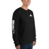 Bennett's Garage Wrench Logo Front and C10 Logo Arm Long sleeve t-shirt American Apparel