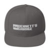 Bennett's Garage C10 Logo White Embroidered Snapback Hat - Image 6