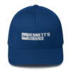 Bennett's Garage C10 Logo White Embroidered Flex Fit Structured Twill Cap - Image 5