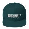 Bennett's Garage C10 Logo White Embroidered Snapback Hat - Image 10