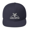Rebel Nation White Embroidered Snapback Hat - Image 10