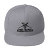 Rebel Nation Black Embroidered Snapback Hat