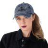 Rebel Nation Black Embroidered Vintage Cotton Twill Cap - Image 2