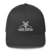 Rebel Nation White Embroidered Structured Twill Cap Flex Fit - Image 4