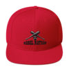 Rebel Nation Black Embroidered Snapback Hat - Image 13