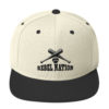 Rebel Nation Black Embroidered Snapback Hat - Image 11