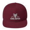 Rebel Nation White Embroidered Snapback Hat - Image 14