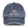 Rebel Nation White Embroidered Vintage Cotton Twill Cap - Image 3