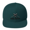 Rebel Nation Black Embroidered Snapback Hat - Image 5
