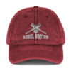 Rebel Nation White Embroidered Vintage Cotton Twill Cap - Image 5