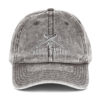 Rebel Nation White Embroidered Vintage Cotton Twill Cap - Image 4