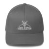 Rebel Nation White Embroidered Structured Twill Cap Flex Fit - Image 6