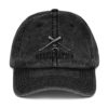 Rebel Nation Black Embroidered Vintage Cotton Twill Cap - Image 3