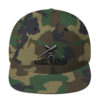 Rebel Nation Black Embroidered Snapback Hat - Image 3