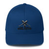 Rebel Nation Black Embroidered Structured Twill Cap Flex Fit - Image 5