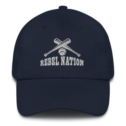 Rebel Nation White Embroidered Dad hat - Image 5